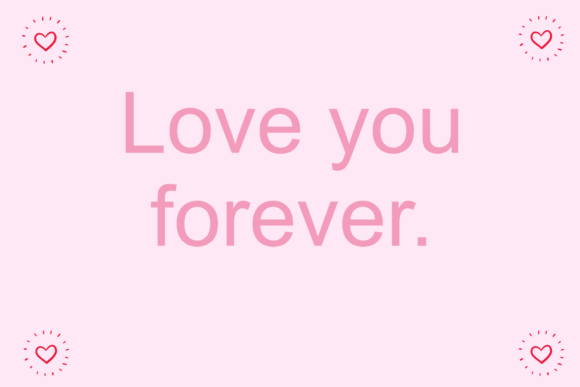 Valentines Font Poster 4