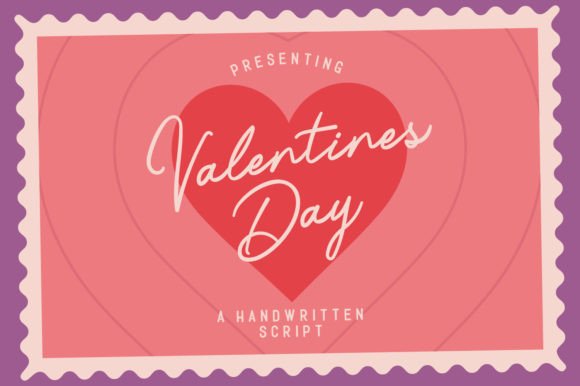 Valentines Day Font Poster 1