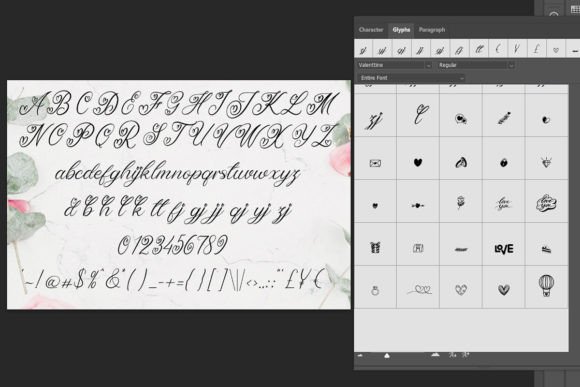 Valenttine Font Poster 7