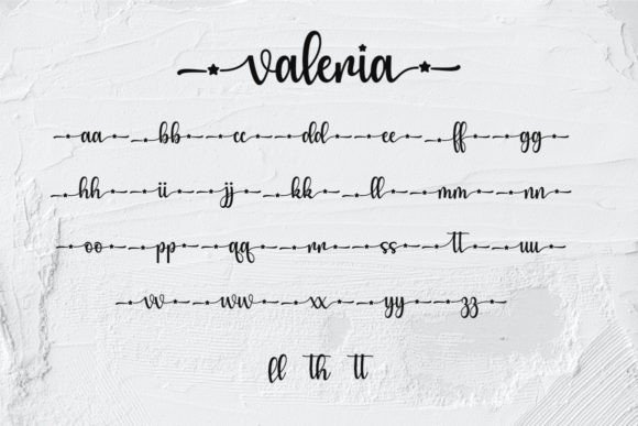 Valeria Font Poster 6