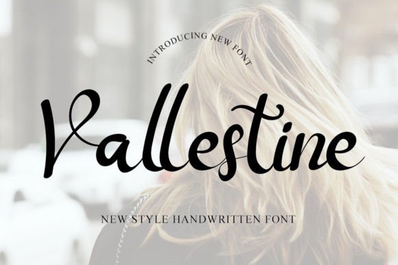 Vallestine Font Poster 1