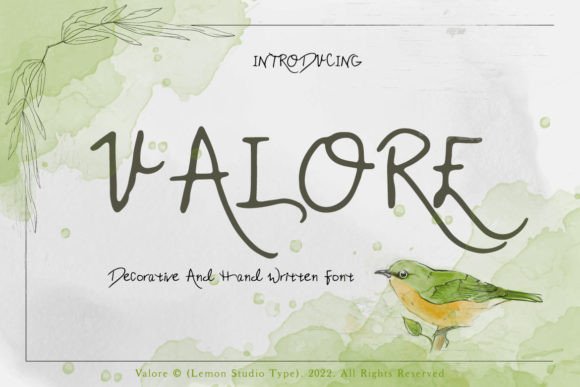 Valore Font