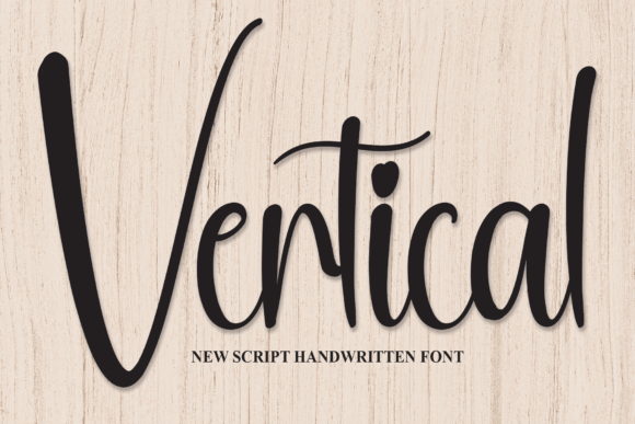 Vertical Font Poster 1