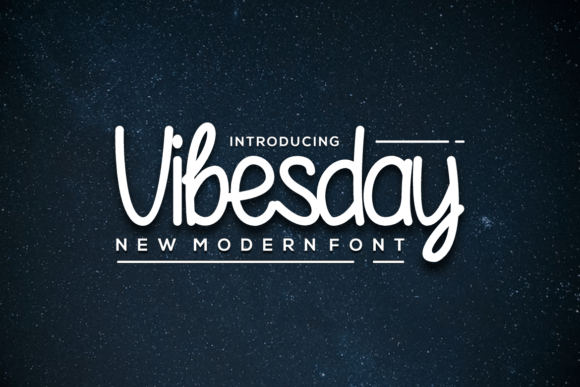 Vibesday Font Poster 1