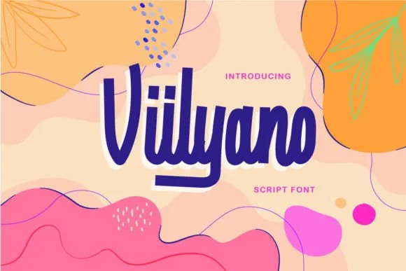 Viilyano Font Viilyano Font Poster 1