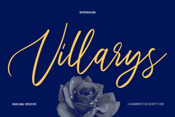 Villarys Font Villarys Font Poster 1