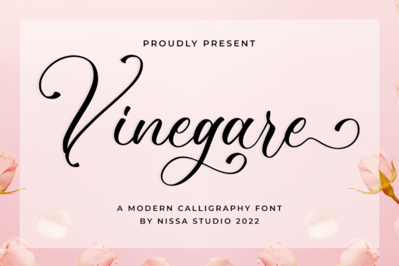 Vinegare Font Poster 1