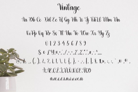 Vintage Font Poster 5