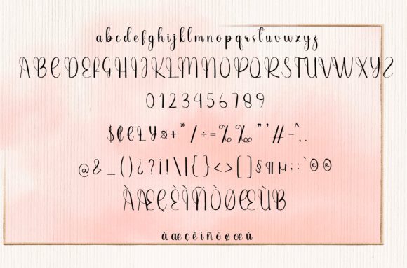 Vintage Handmade Font Poster 6