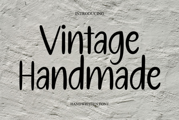 Vintage Handmade Font