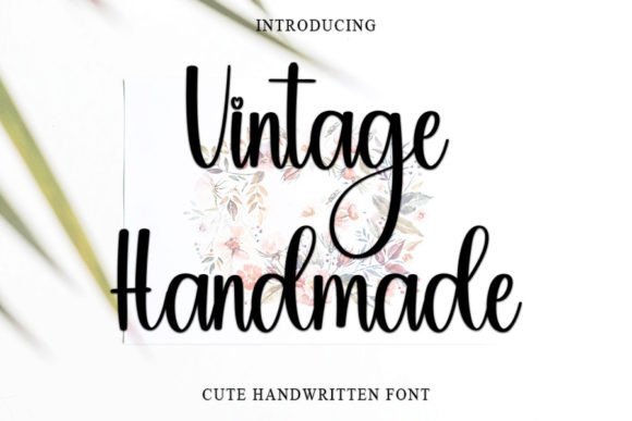 Vintage Handmade Font Poster 1