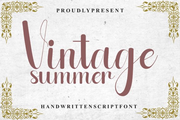 Vintage Summer Font