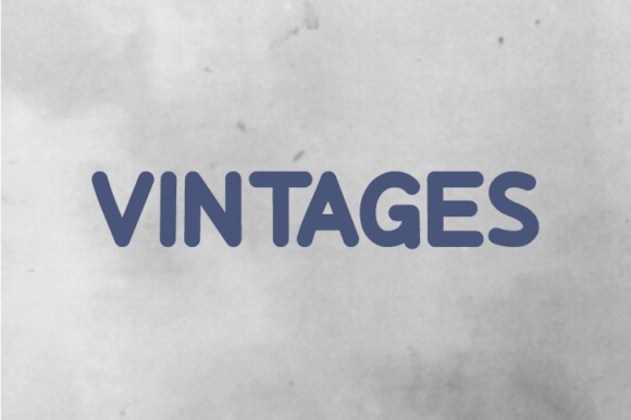 Vintages Font Poster 1