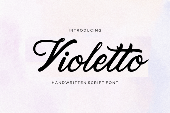 Violetto Font Violetto Font Poster 1
