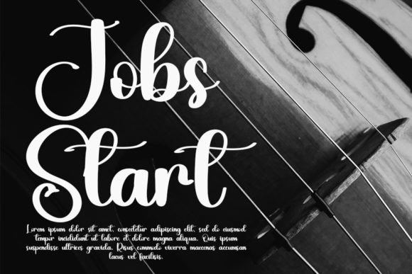 Violin Font Poster 5