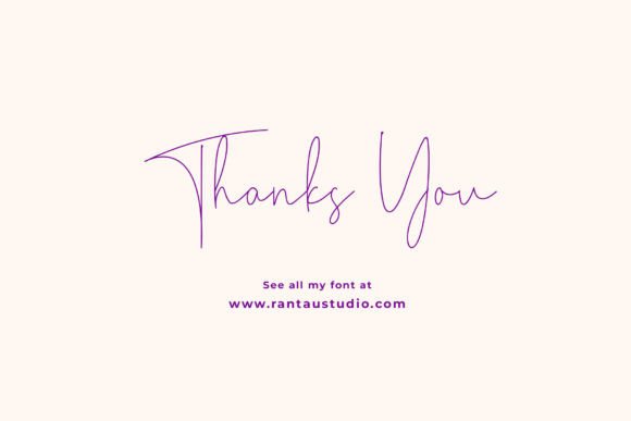 Viollet Signatture Font Poster 11