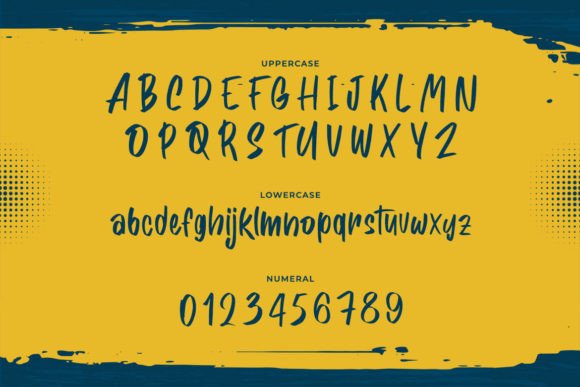 Volcagye Font Poster 2