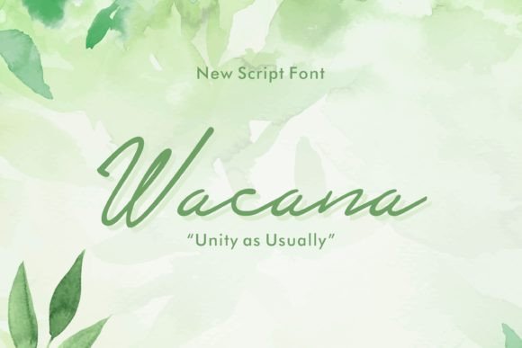 Wacana Font Poster 1