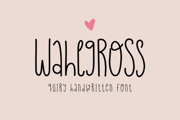 Wahlgross Font Poster 1