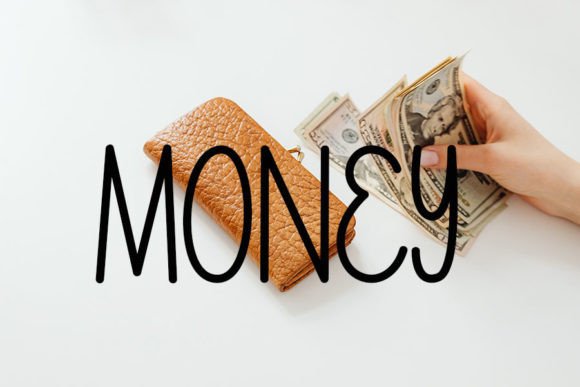 Wallet Font Poster 2