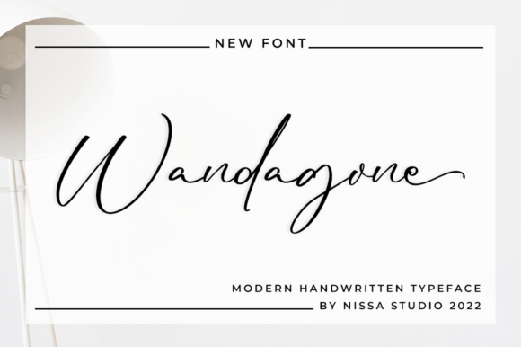Wandagone Font Poster 1