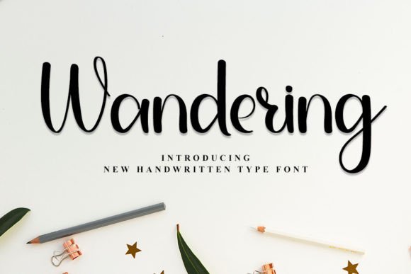 Wandering Font