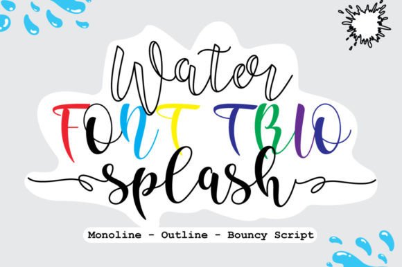 Water Splash Font