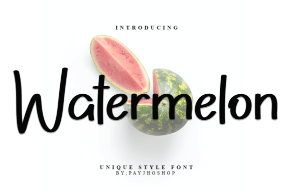 Watermelon Font Poster 1