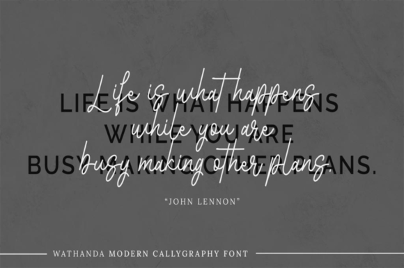 Wathenda Font Poster 7