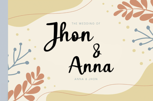 Wedding Font Poster 2