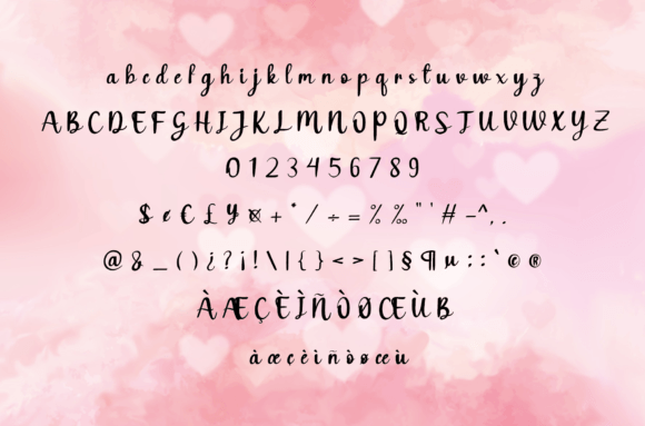 Wedding Font Poster 6