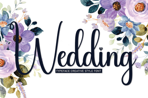 Wedding Font Poster 1