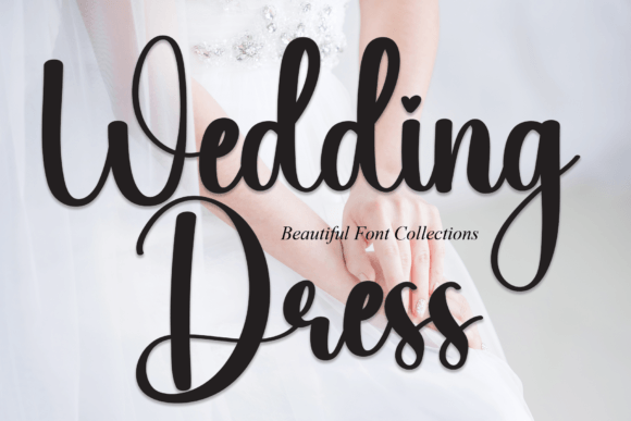 Wedding Dress Font Wedding Dress Font Poster 1