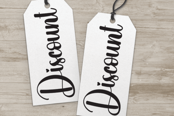Wedding Dress Font Poster 2