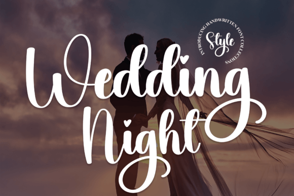Wedding Night Font Poster 1