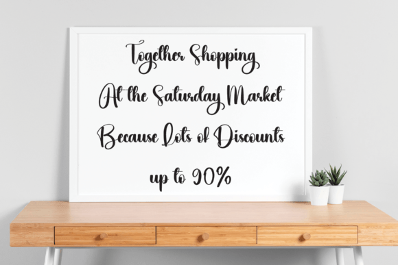 Wedding Night Font Poster 4