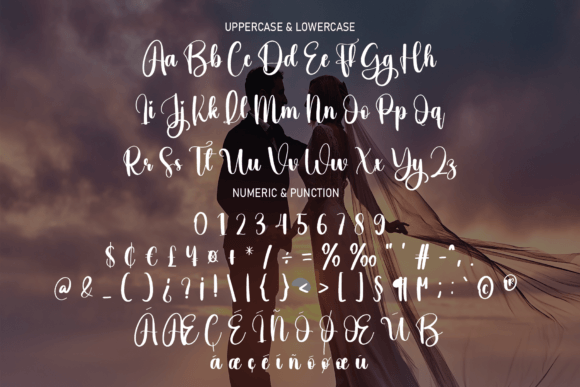 Wedding Night Font Poster 7