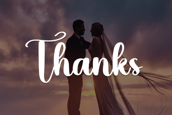 Wedding Night Font Poster 8