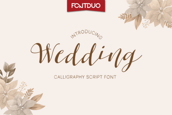 Wedding Script Font Poster 1