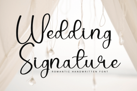 Wedding Signature Font