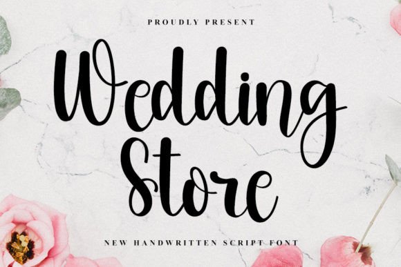 Wedding Store Font Poster 1