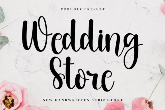 Wedding Store Font Wedding Store Font Poster 1
