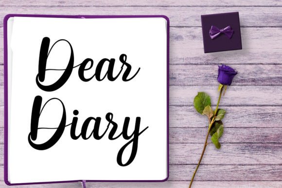Wedding Valentine Font Poster 4