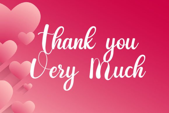 Wedding Valentine Font Poster 5