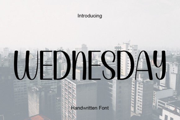 Wednesday Font Poster 1