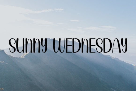 Wednesday Font Poster 3