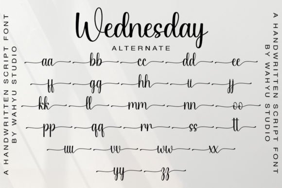 Wednesday Font Poster 6