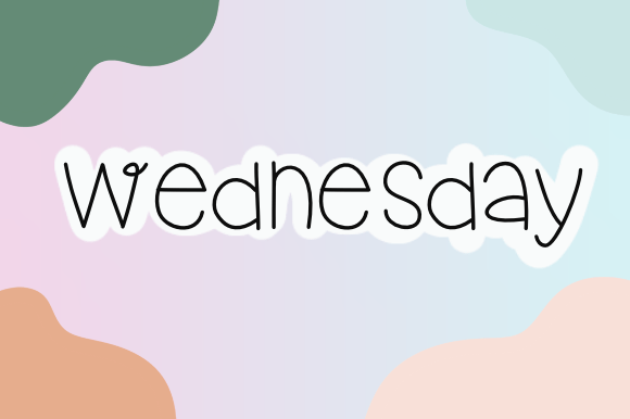 Wednesday Font