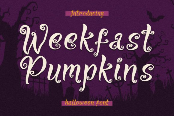 Weekfast Pumpkins Font Poster 1