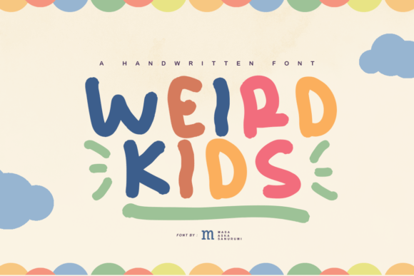 Weird Kids Font Poster 1